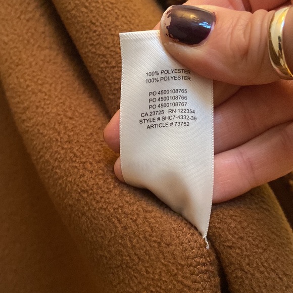 Wilfred Free Long Sherpa Liner Jacket-Brown - Picture 5 of 9